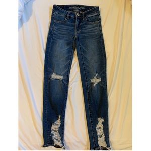 American Eagle ripped jeans